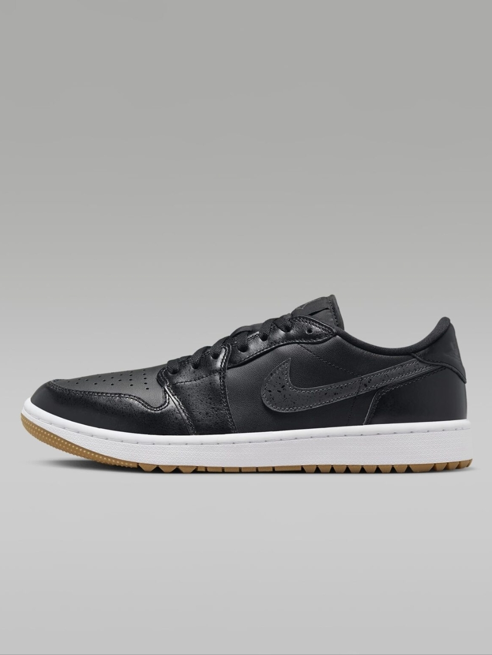 Men's Golf Air Jordan 1 Low 'Black Gum' - Picture 5 of 15